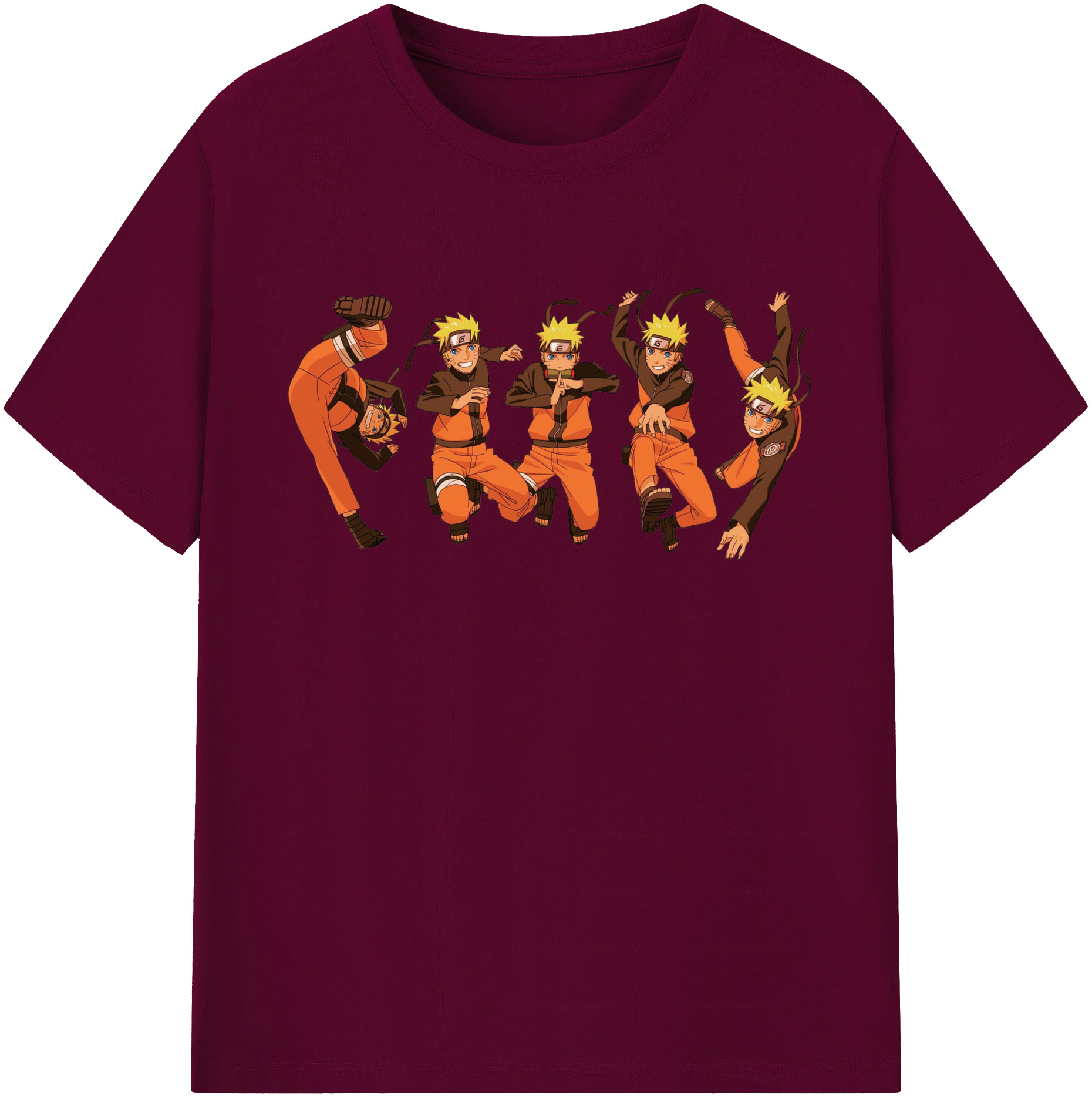 （画像用） NARUTO -ナルト- うずまき ナルト Uzumaki Naruto レディースカジュアルプリントTシャツ（綿100％）